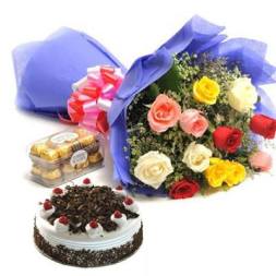 mixed-roses-bunch-black-forest-cake-n-chocolate-combo